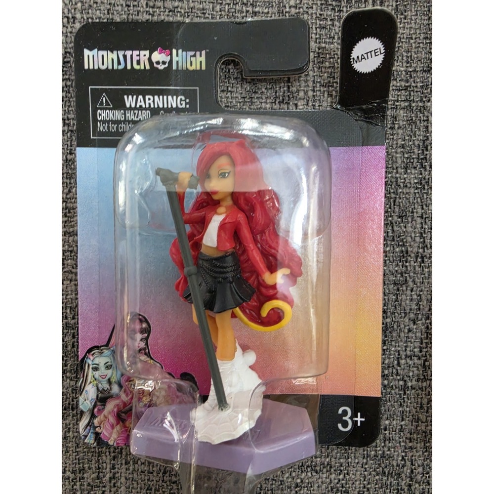 Monster High GHOUL Mini Collectible Scary Cute Figure Doll Red Hair Mattel 51918